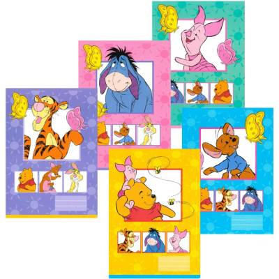 Hamelin TOP sešit A5 60g Winnie The Pooh lin