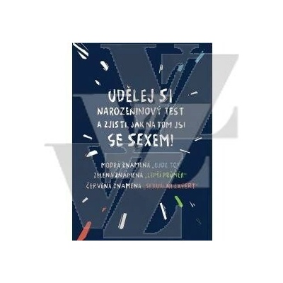 Blahopřání s textem Narozeniny Test Efekt, Albi