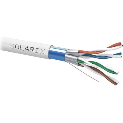 Solarix SXKD-6A-FFTP-LSOH CAT6A, FFTP PVC, 500m
