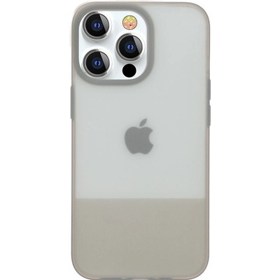 Kingxbar Калъф Kingxbar Plain Series, за iPhone 13 Pro, силиконов, сив (6959003502889)