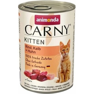 Animonda Carny Kitten telecí kuřecí morka 400 g