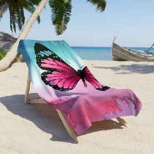 Png Панагюрище Плажна кърпа 100/170 см Butterfly