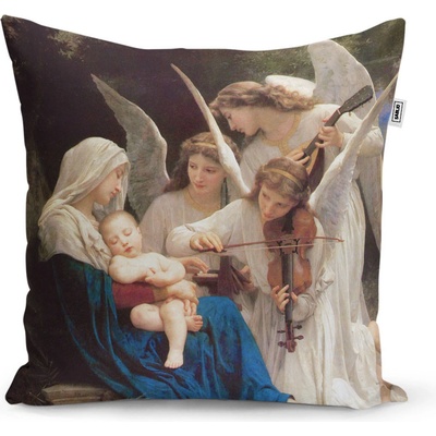 Sablio Vankúš Panna s anjelmi William-Adolphe Bouguereau 50x50