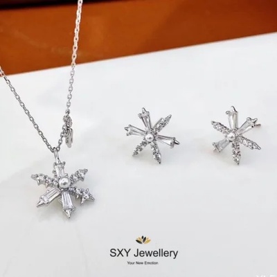 SXY Jewellery Дамски сребърен комплект "Зимен спомен" | yl5402