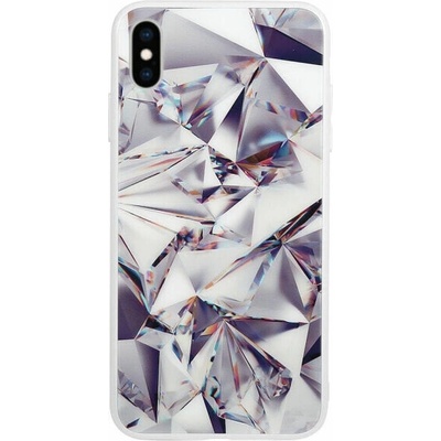 AppleKing diamantový iPhone XS Max – biely
