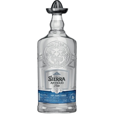 Sierra Antiquo Plata 100% de Agave 40% 0,7 l (čistá fľaša)