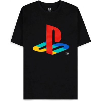 Sony PlayStation PlayStation Logo Men's Short Sleeved T-shirt Black