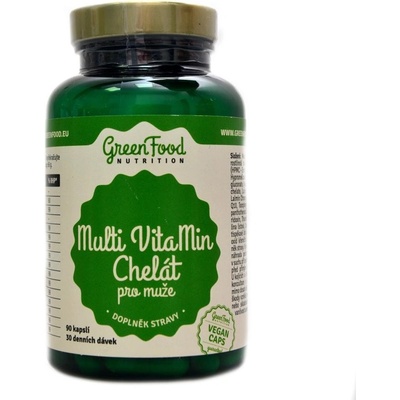 GreenFood Nutrition Multi VitaMin Chelát pro muže 90 kapslí