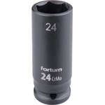 Fortum машинна (ударна) муфа 1/2", 24 mm, L 78 mm, почернена, FORTUM