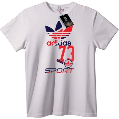 NOONEBRAND Тениска Adidas 73 Спорт - 5XL, White