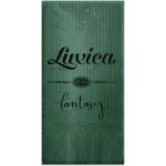 Luxica® Fantasy тъмно зелени салфетки с дискретен релеф и фин бордюр 2 слоя | 40 броя Сгъвка 1/8 (29092922929)