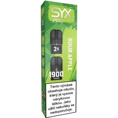 Syx Pod Sour Apple 16,5 mg 2x950 potáhnutí 1 ks – Zboží Mobilmania