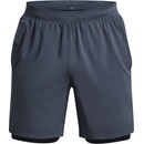 Under Armour UA Launch SW 7'' 2 in 1 Pitch Gray/Black/Reflective
