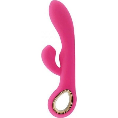 Vibrátor-Rabbit handy g-double touch grip pink