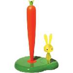 A di Alessi Поставка за хартиени кърпи Bunny & Carrot 29 см зелена (asg42 gr)