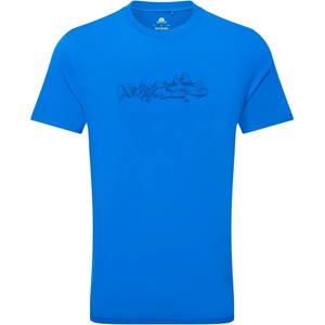 Mountain Equipment Мъжка спортна тениска Mountain Equipment Groundup Skyline Tee Sport shirt - Atlantic Blue - размер XL (216-3823-0414)
