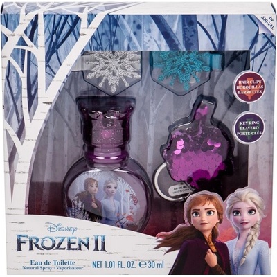 EP Line Disney Frozen EDT 30 ml + sponky do vlasů + klíčenka pro děti dárková sada