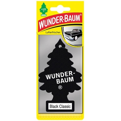 Wunder-Baum Ароматизатор за кола борче wunder-baum black classic (7612720201068)