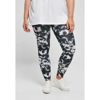 Urban Classics Дамски клин в черно-бяло Urban Classics Ladies Tie Dye Leggings UB-TB4016-00826 - Черен, размер M