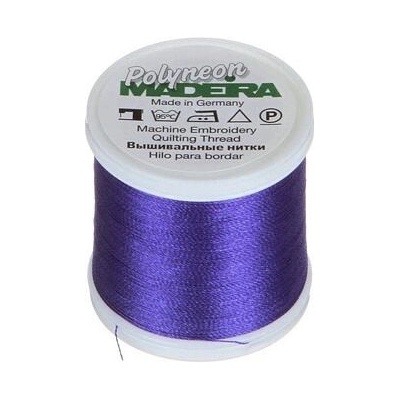 Vyšívací nitě PES Madeira Polyneon (400m) barva 1930 blueberry