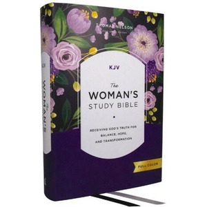 Kjv, the Woman's Study Bible, Hardcover, Red Letter, Full-Color Edition, Comfort Print: Receiving God's Truth for Balance, Hope, and Transformation | Rhonda Kelley (ISBN: 9781400332366)