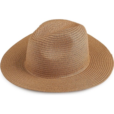 Letní klobouk / slamák unisex k dozdobení 3 přírodní stř.