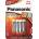 Panasonic LR03PPG/6BP 4+2F 1.5V AAA алкална постоянна микробатерия за моливи 6 бр. /опаковка LR03PPG-6BP4-2-PAN (LR03PPG-6BP4-2-PAN)