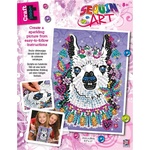 Sequin Art Творчески комплект Sequin Art - Изкуство с пайети, Лама (2104) - ozone
