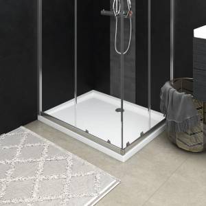 vidaXL Правоъгълно ABS душ корито, 70x90 см (148902)