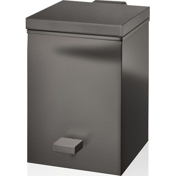 DECOR WALTHER Кошче за отпадъци в баня Corner Soft Close квадратно 26, 5 см тъмен метал мат (0614666)