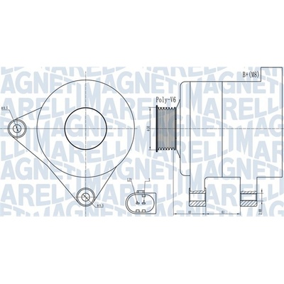 Generátor MAGNETI MARELLI 063731986010