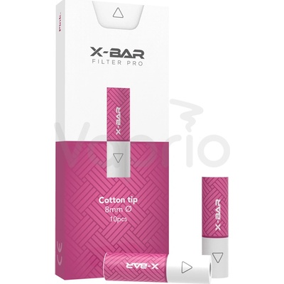 J Well X Bar Filter Pro balení filtrových náustků 10 ml Růžová