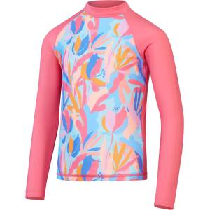 Speedo Фланелка с дълъг ръкав Speedo Kids Long Sleeve Performance Gym Top - Pink/Blue