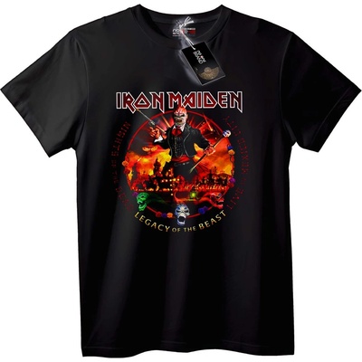NOONEBRAND Тениска Iron Maiden Legacy на Beast - S, Black