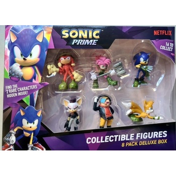 SEGA Фигурки Sonic Prime Collectible Figures пакет от 8 броя Deluxe Box, Вариант 2 (SON2070)