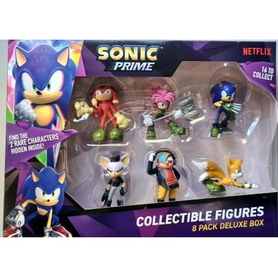 SEGA Фигурки Sonic Prime Collectible Figures пакет от 8 броя Deluxe Box, Вариант 2 (SON2070)