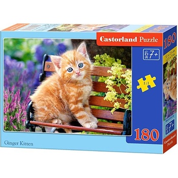 Castorland Ginger Kitten 180 pcs Пъзел 180 броя Фауна (018178) (018178)