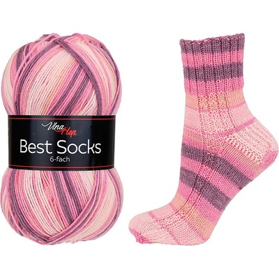 Vlna Hep Příze Best Socks 6-fach, 7361