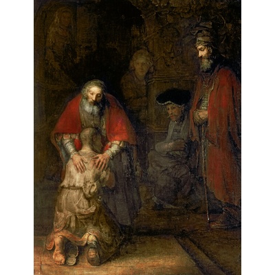 Plakát, Obraz - Return of the Prodigal Son (1668-69), Rembrandt Harmensz van Rijn, 30 × 40 cm – Zbozi.Blesk.cz