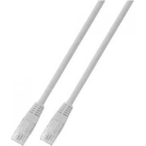  Пач корда категория 6 rj45, неекранирана u-utp, pvc, cca, бяла : Дължина - 2 м (k8100ws.2)