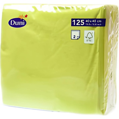 DUNI Ubrousek 33x33cm 2V 125ks kiwi