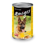 Amigos Poultry Adult Dog - Консерва за израснали кучета с птици 1240 гр