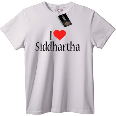 NOONEBRAND Тениска Обичам Siddhartha - 5XL, Black