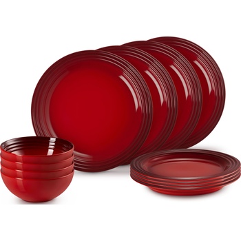Le Creuset Комплект за вечеря Le Creuset черешов 12 части (79351000607081)