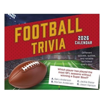 Carousel calendars 2026 Football Trivia Box Calendar 2026