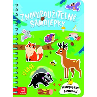 Znovupoužitelné samolepky v lese