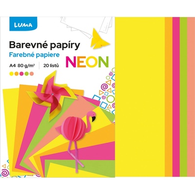 Papír barevný mix složka 20l NEON LUMA LUMA trading s.r.o. – Hledejceny.cz