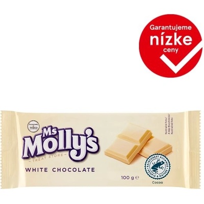Ms Molly's Biela čokoláda 100 g