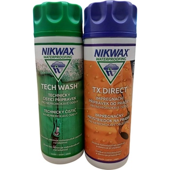 Nikwax Комплект Twin Tech Wash a TX. Direct Wash-In (300 + 300 ml)