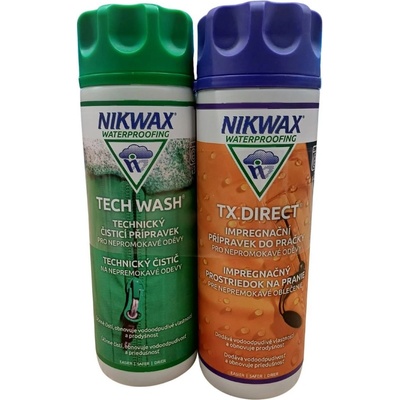Nikwax Комплект Twin Tech Wash a TX. Direct Wash-In (300 + 300 ml)